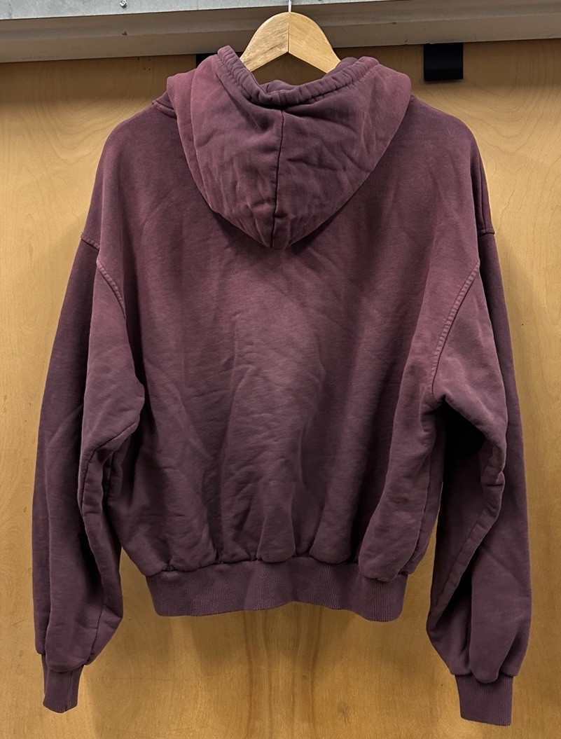 Scuffers Mens Faded Purple Pullover Hoodie Sweatshirt Heavy Weight Cotton Size S