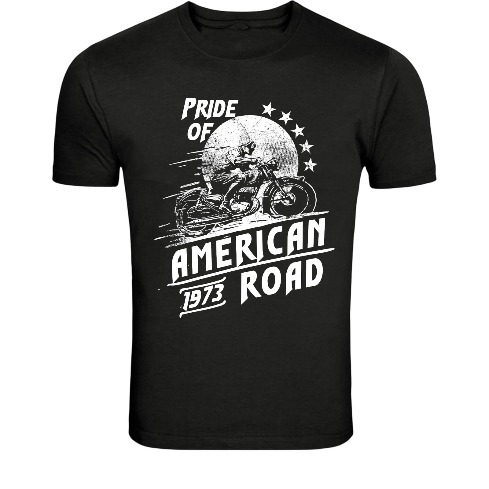 Pride of the American Road Motorcycle T-Shirt – Vintage Biker USA