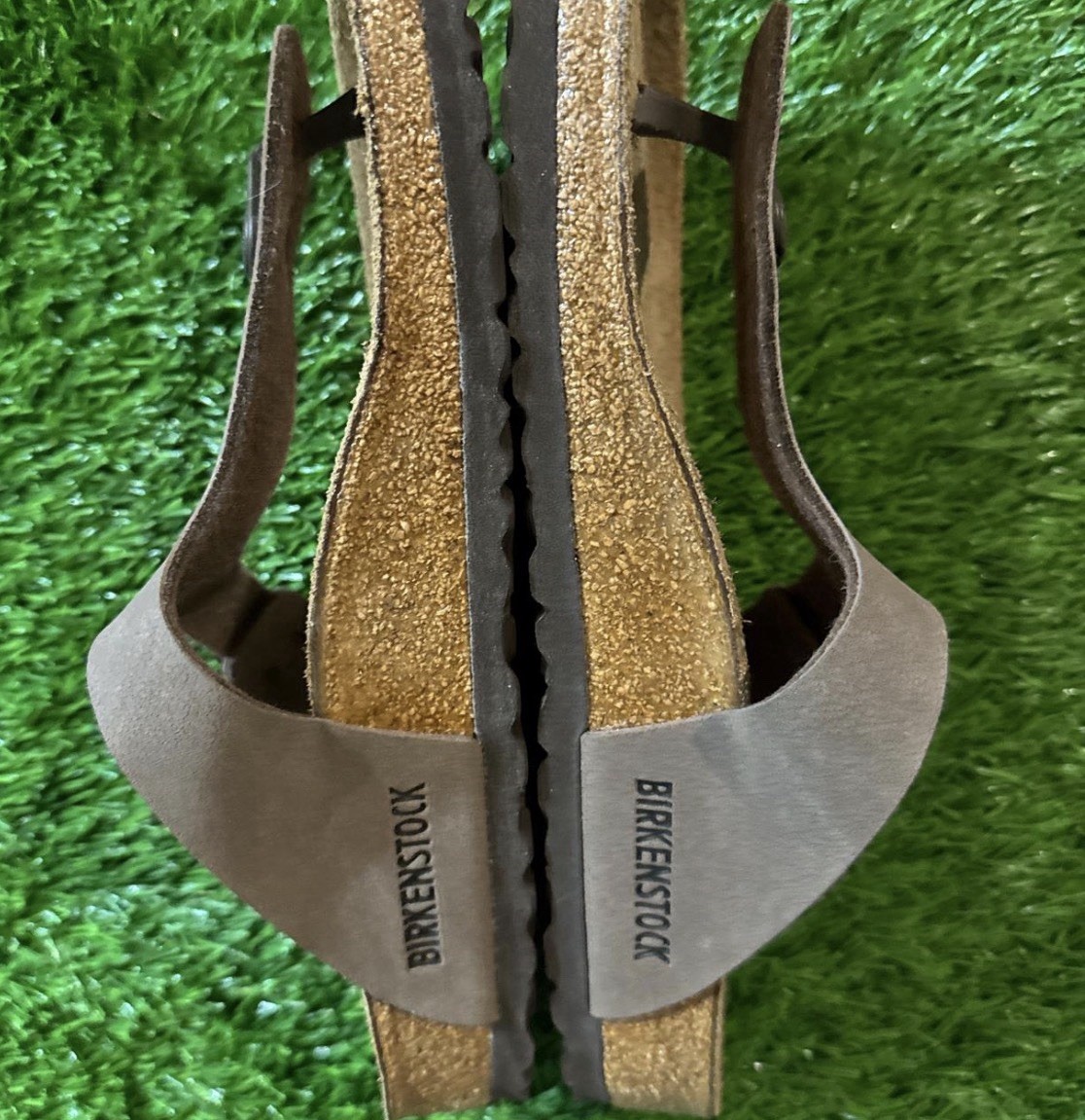 Birkenstock Gizeh Birko-Flor thong Sandal, Size 9 – Brown