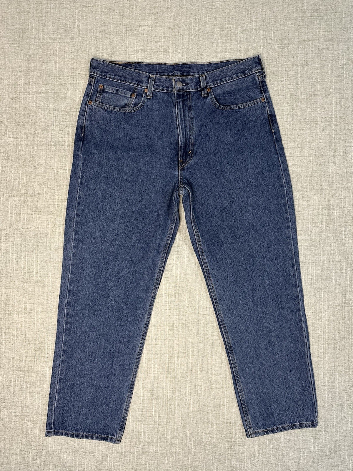 Levi’s 550 Relaxed Fit Medium Blue 100% Cotton Denim Jeans Men’s 36X30