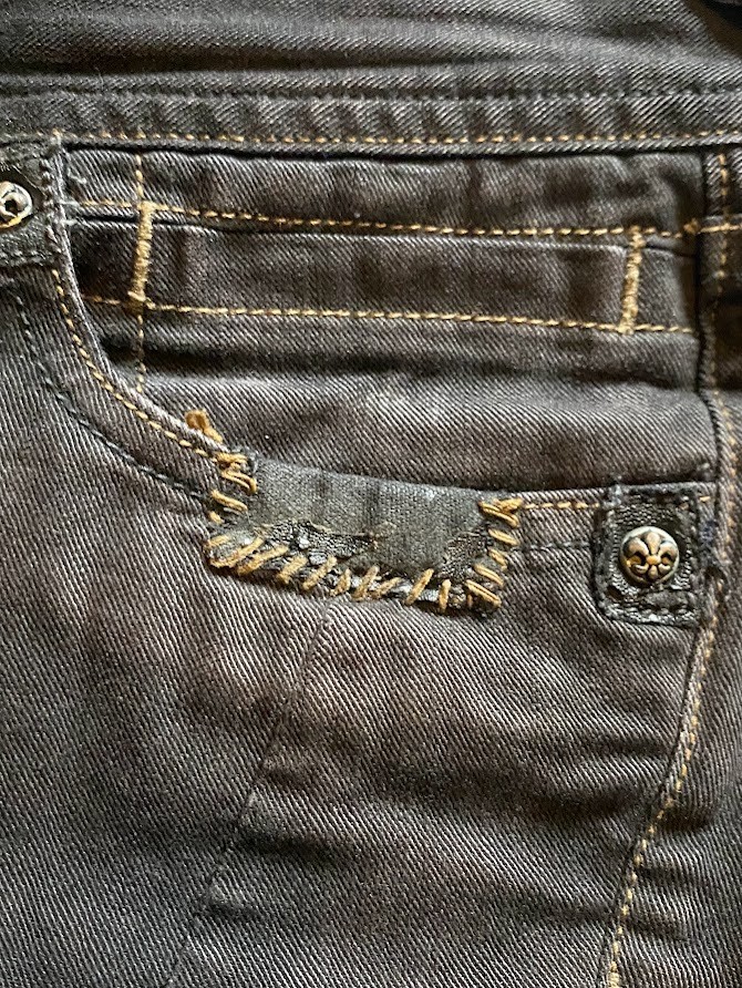 Rare Jean Skinny Rock y2k Vintage 2000’s A&G Jeans (Amal Guessous)