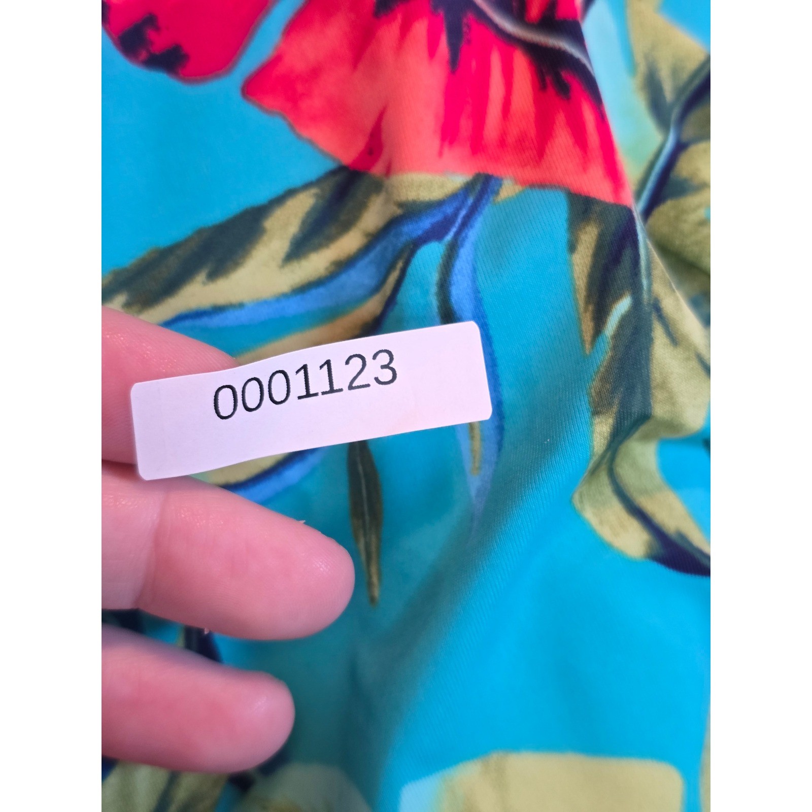 Dreamsuit by Miracle Brands Tropical Floral Halter One Piece Swimsuit Size 14