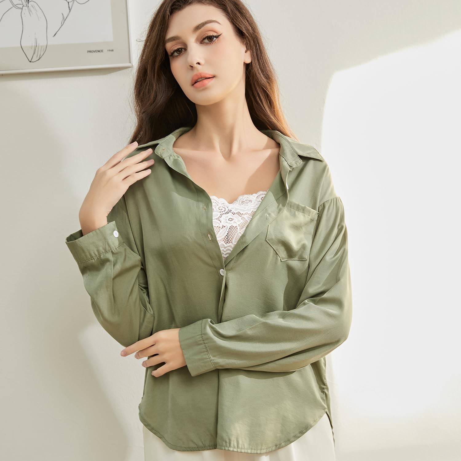 3Pcs Lady Lace Wearable Mock Camisole Bra Insert Overlay Modesty Panel Vest.