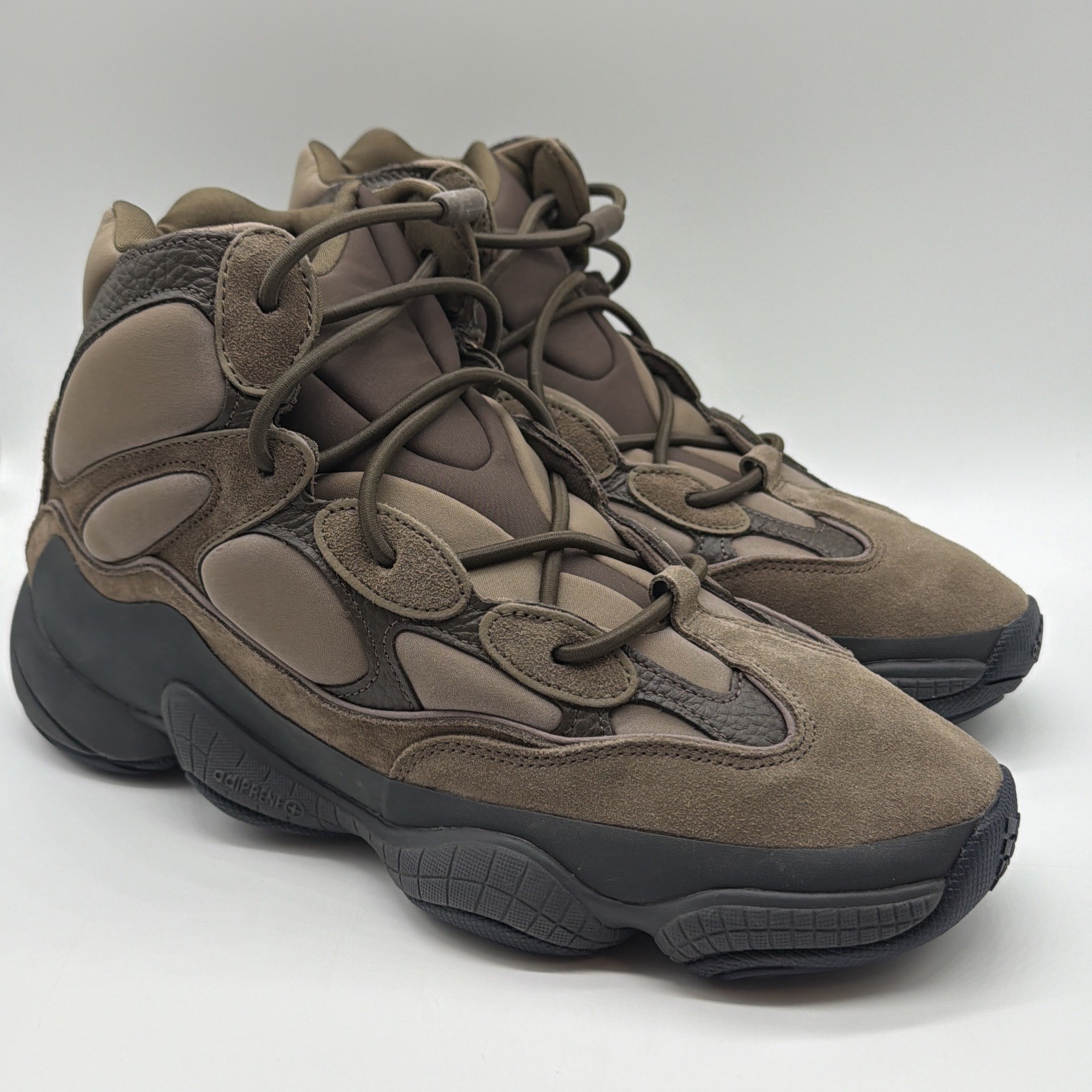Adidas Yeezy 500 High Shoes Men’s Size 12 Taupe Black Brown W/box