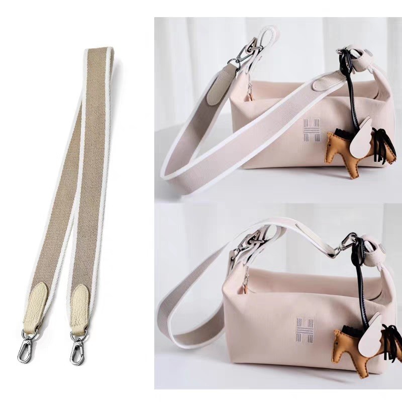 Canvas Strap No Brand Replacement Bag Strap Fit For Hermes Bride-A-Brac Case