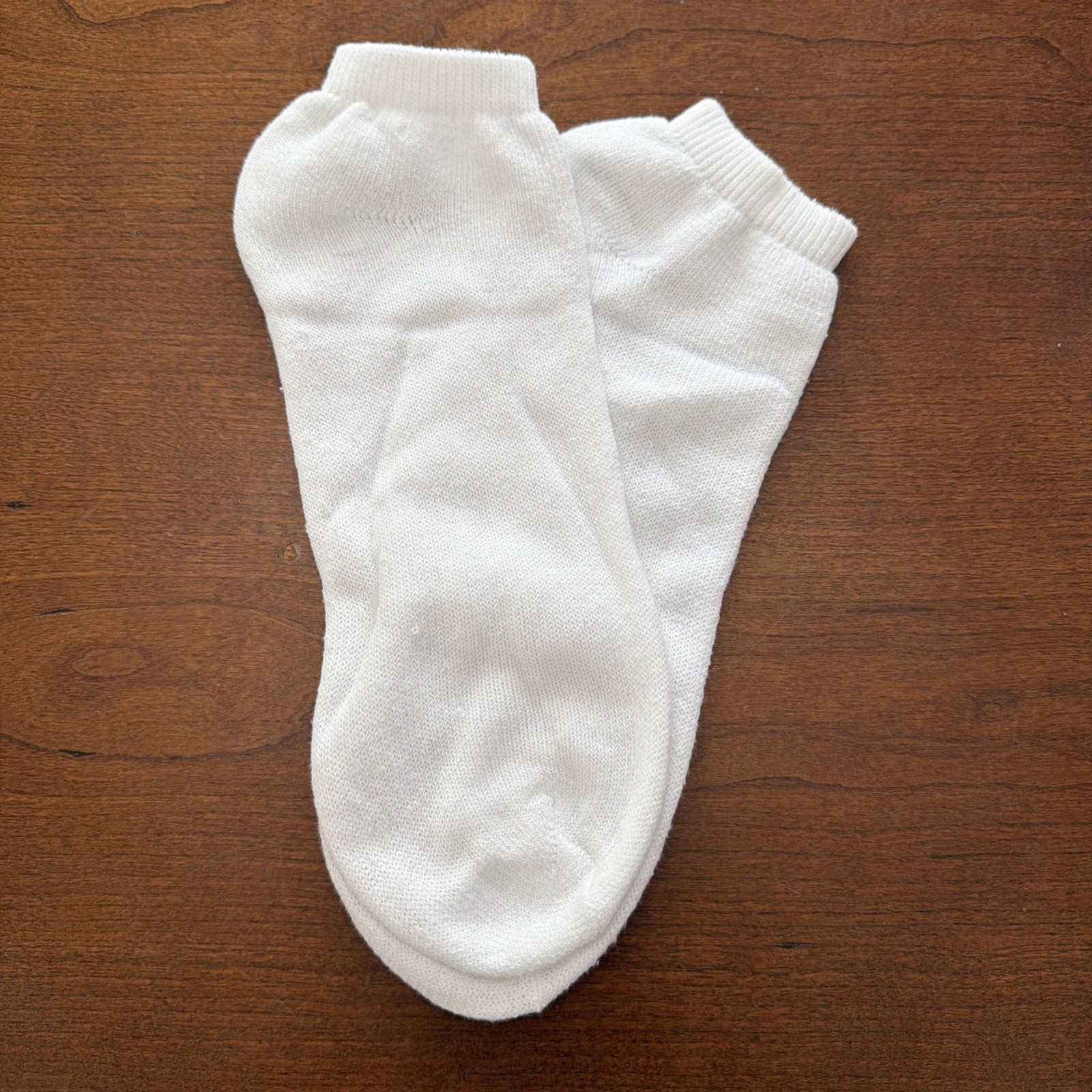 Men’s Socks Low Cut 13-15 Cotton White 90’s USA NOS Ankle
