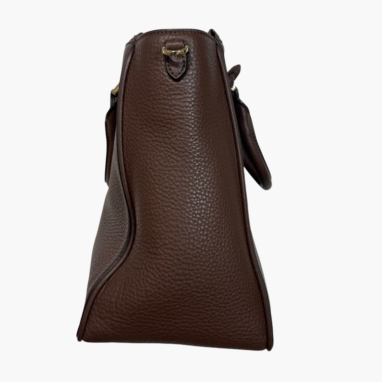 TORY BURCH Tory Burch Robinson 2WAY leather tote bag shoulder bag dark brown A4