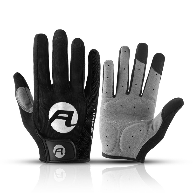 Men Full Finger Bicycle Gloves Anti Slip Gel Pad Motorcycle MTB Road Bike Glove