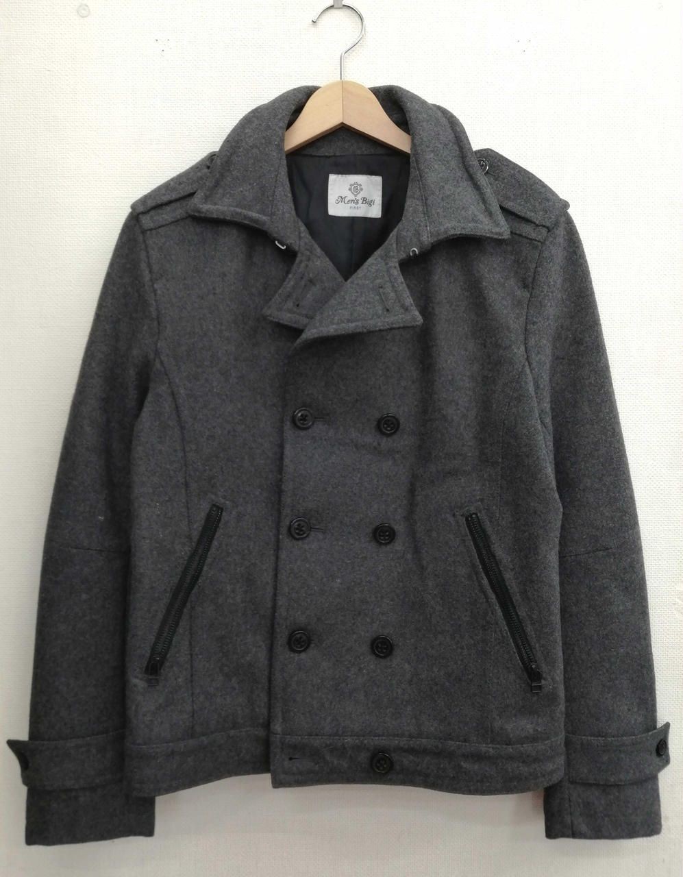 Men’s Bigi P Coat Grey 3 Worn Used