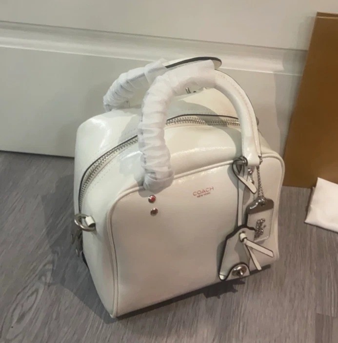 COACH Cube Rogue Bag 20 Shoulder Bag Chalk CBH04 Outlet NEW leather