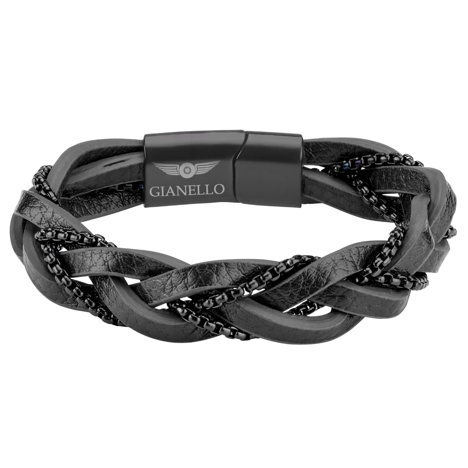 Gianello Handmade Men’s Rope Twist Bracelet (Large-8.5 inch)