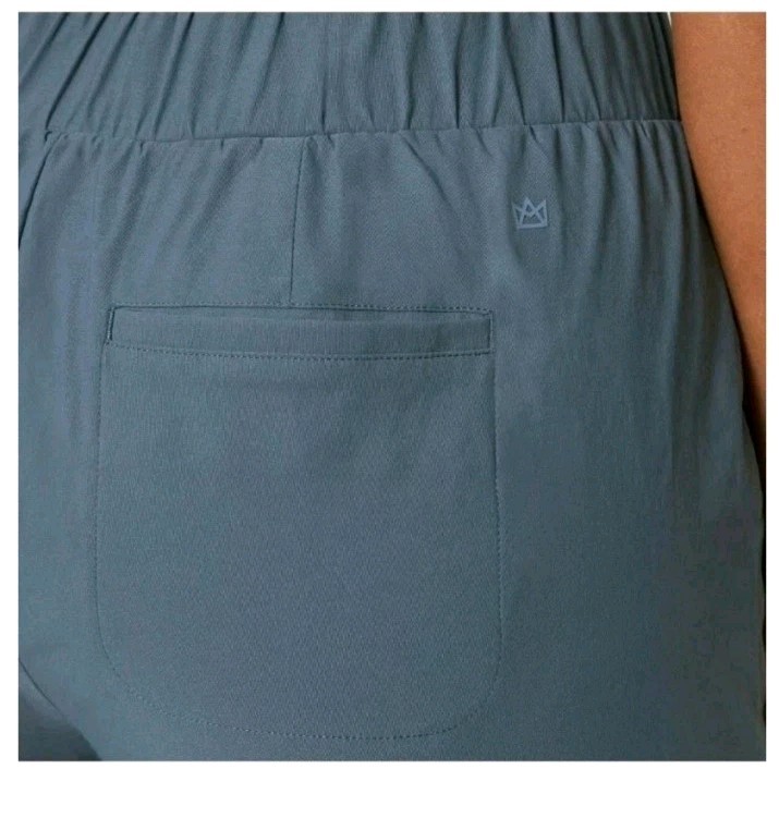 MODERN AMBITION LADIES HIGH-RISE STRETCH PANT. 2 FRONT AND 2 BACK POCKETS.