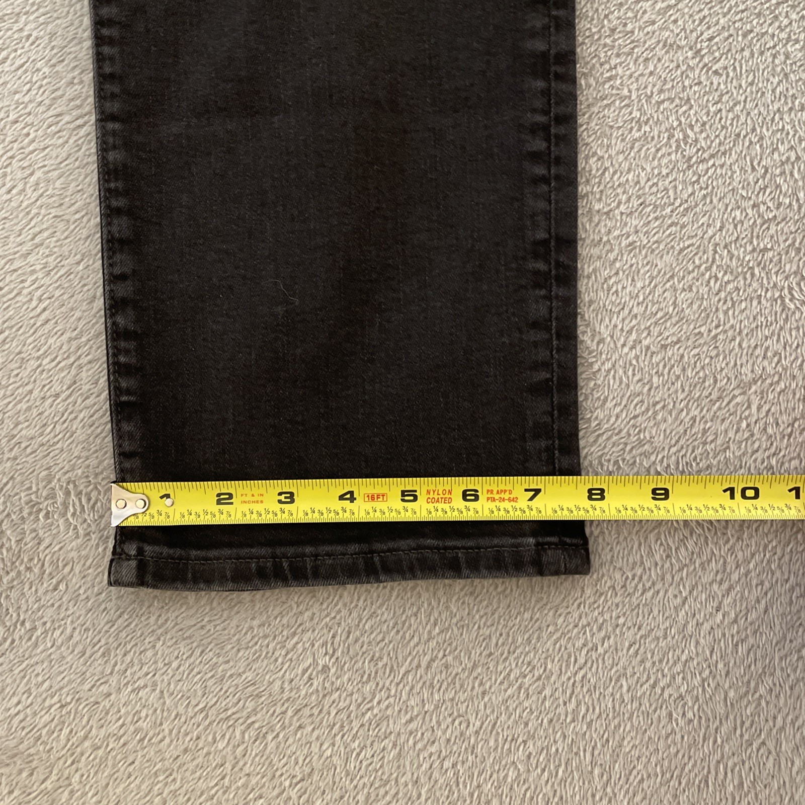 New American Eagle Athletic Straight Jeans Men’s 34×36 Black Airflex Stretch NWT