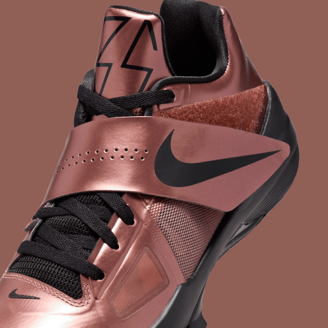 Nike KD IV 4 Christmas Xmas Metallic Copper Black FZ5913-800 Men’s