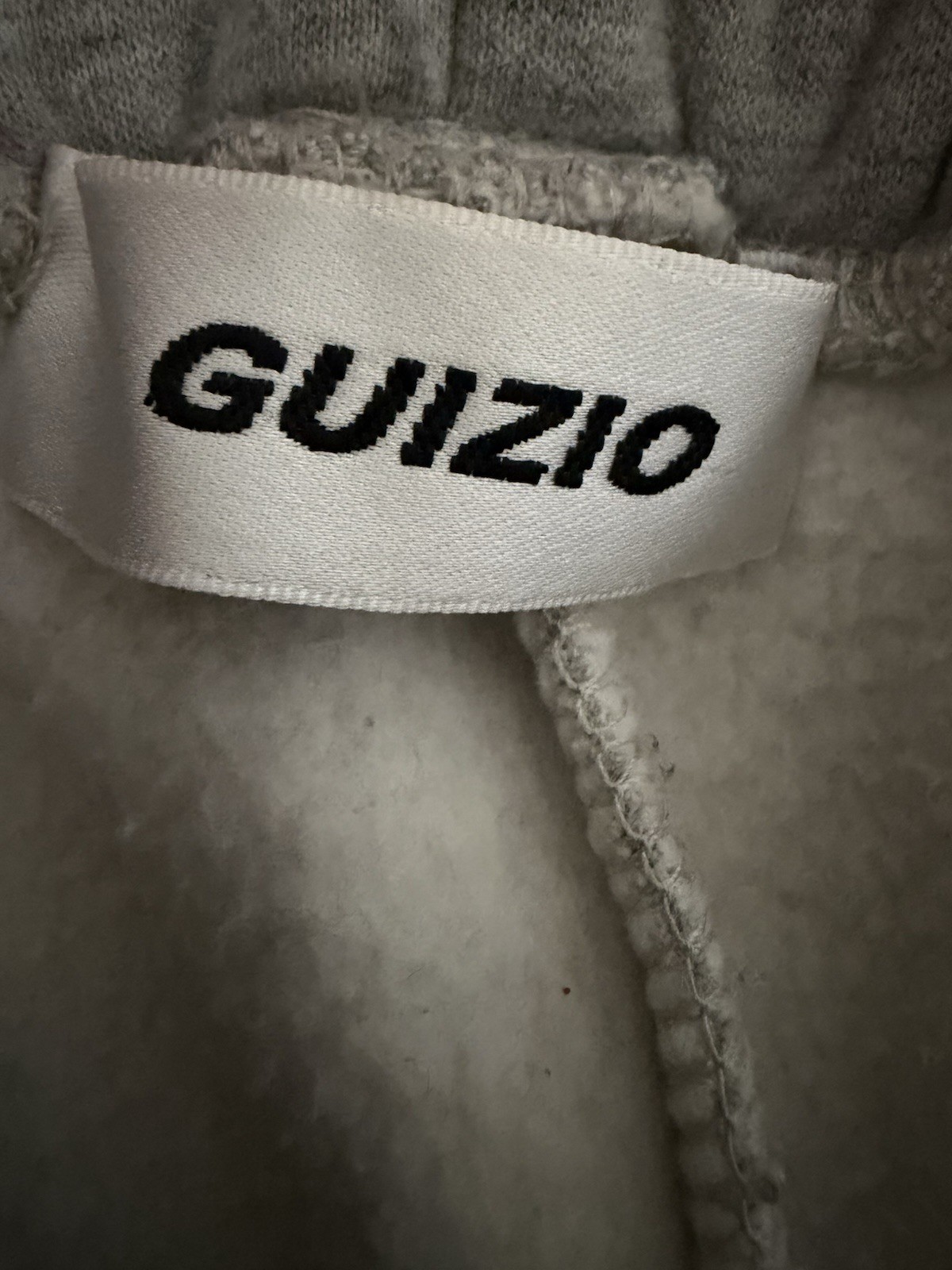 Guizio Women’s Gray Solid Jogger Sweatpants Cotton/Polyester Hand Wash