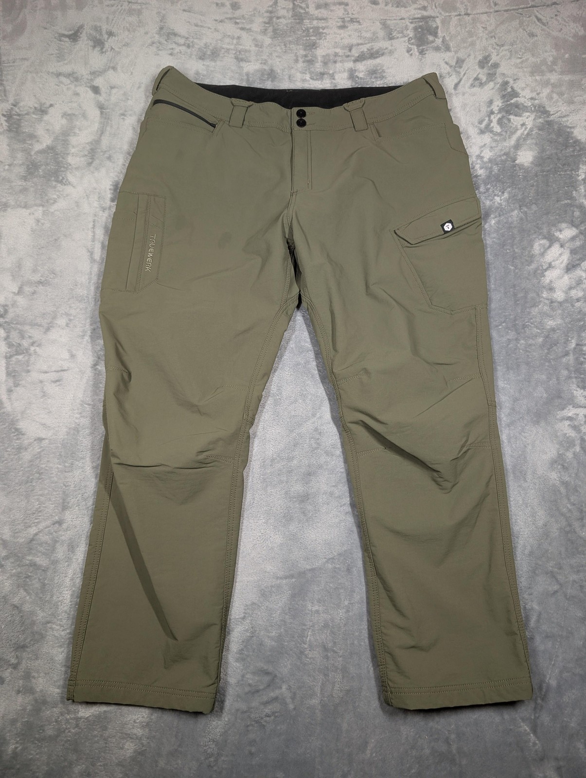 Truewerk Pants Mens 42×30 Green T2 Werkpant Cargo Stretch Nylon Workwear Utility