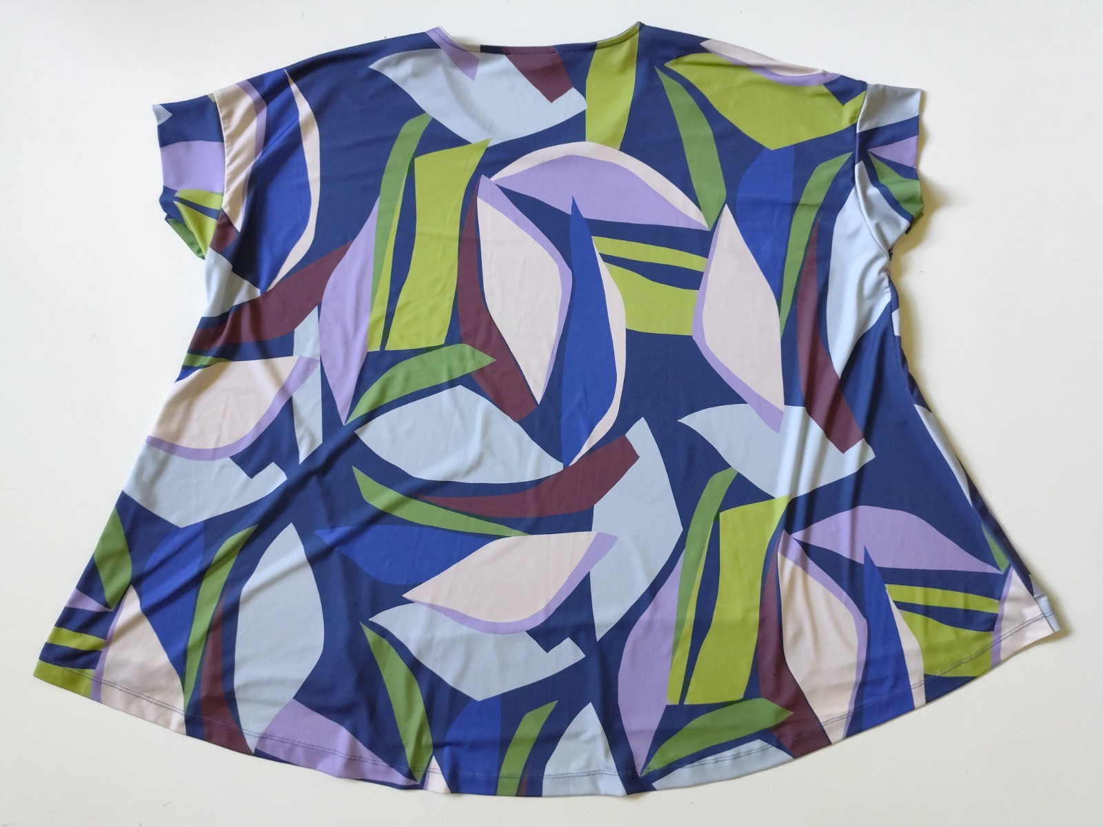 Alembika 2 pc. Set Tunic & Harem Cropped Oversized Pants Geometric Pattern L/XL