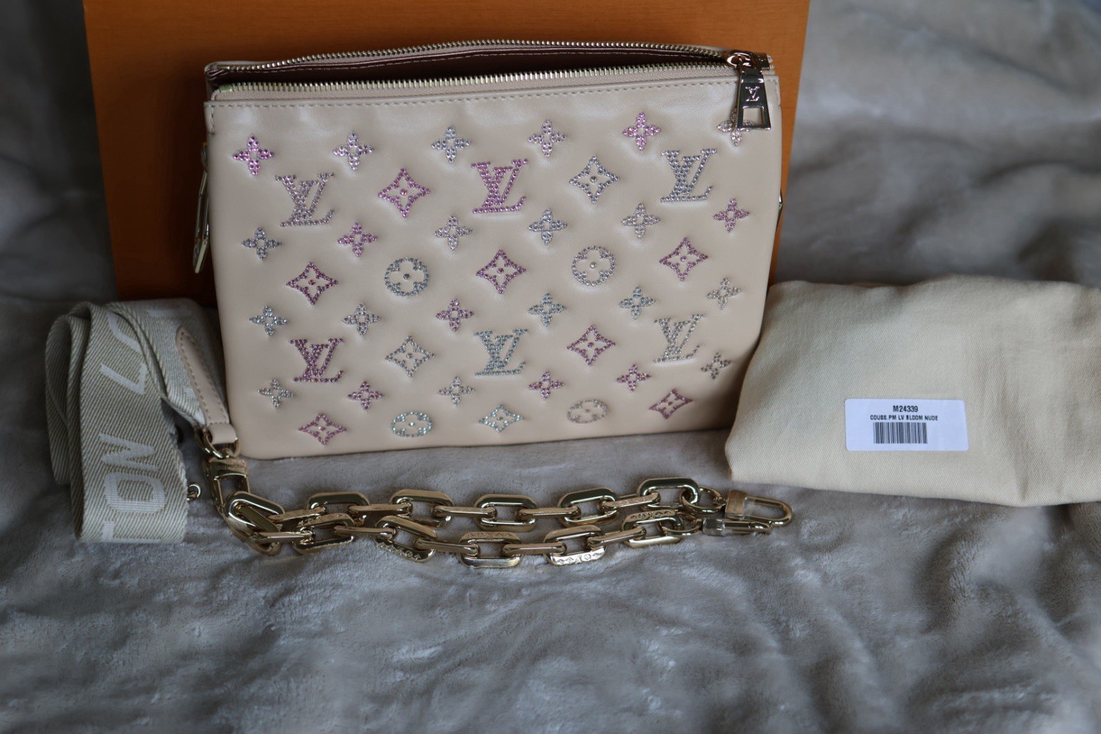 Louis Vuitton Coussin PM Nude Swarovski Limited Edition