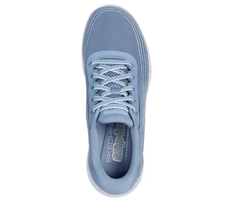 Women’s Skechers Shoes Slip Ins Slip On Blue Go Walk Sport Comfort Casual 124697