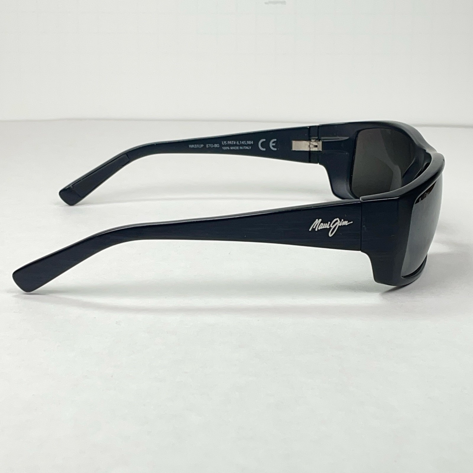 Maui Jim Wassup Sunglasses FRAMES ONLY MJ123-02W Black 60.5[]17 120 mm