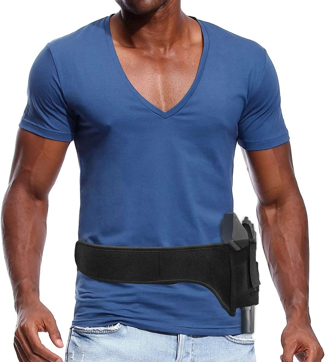 Underarm Shoulder Bag Adjustable Multi Pocket Utility Pouch Travel Organizer