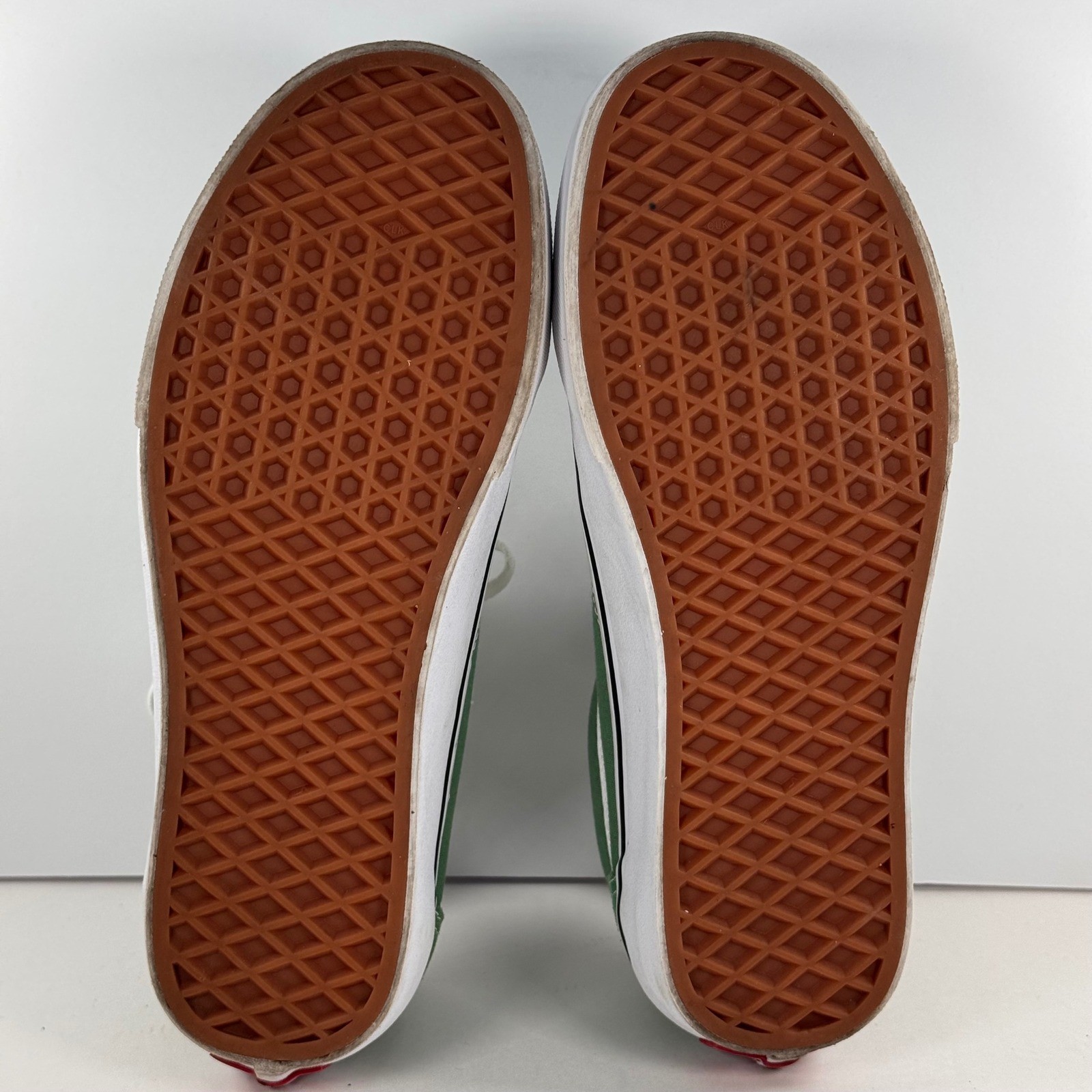Vans Old Skool Green White Suede Canvas Low Top Skate Shoes Mens 6.5 Womens 8.0