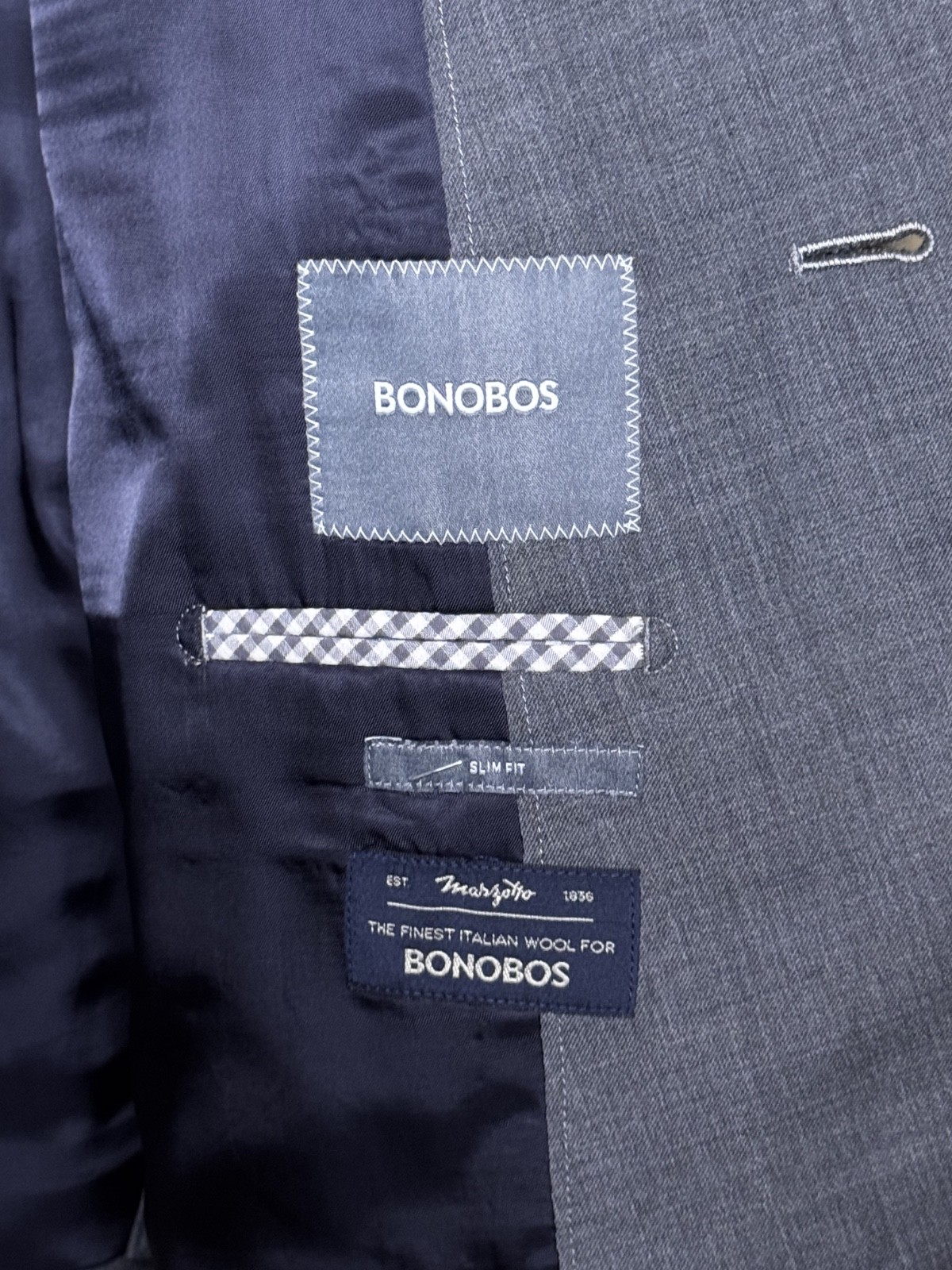 Bonobos Foundation Suit | Light Grey | Slim Fit | Marzotto Italian Wool