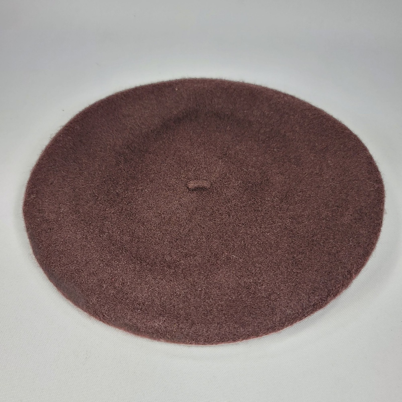 Brown Wool Beret Classic French Style Hat 100% Wool Warm & Stylish Vintage