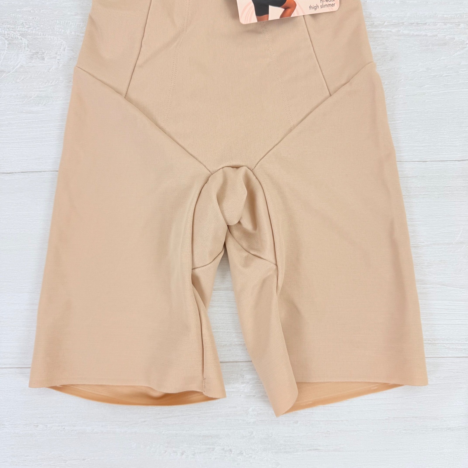 Miraclesuit Shapewear Size S High Waist Long Leg Nude Extra Firm Thigh Slimming