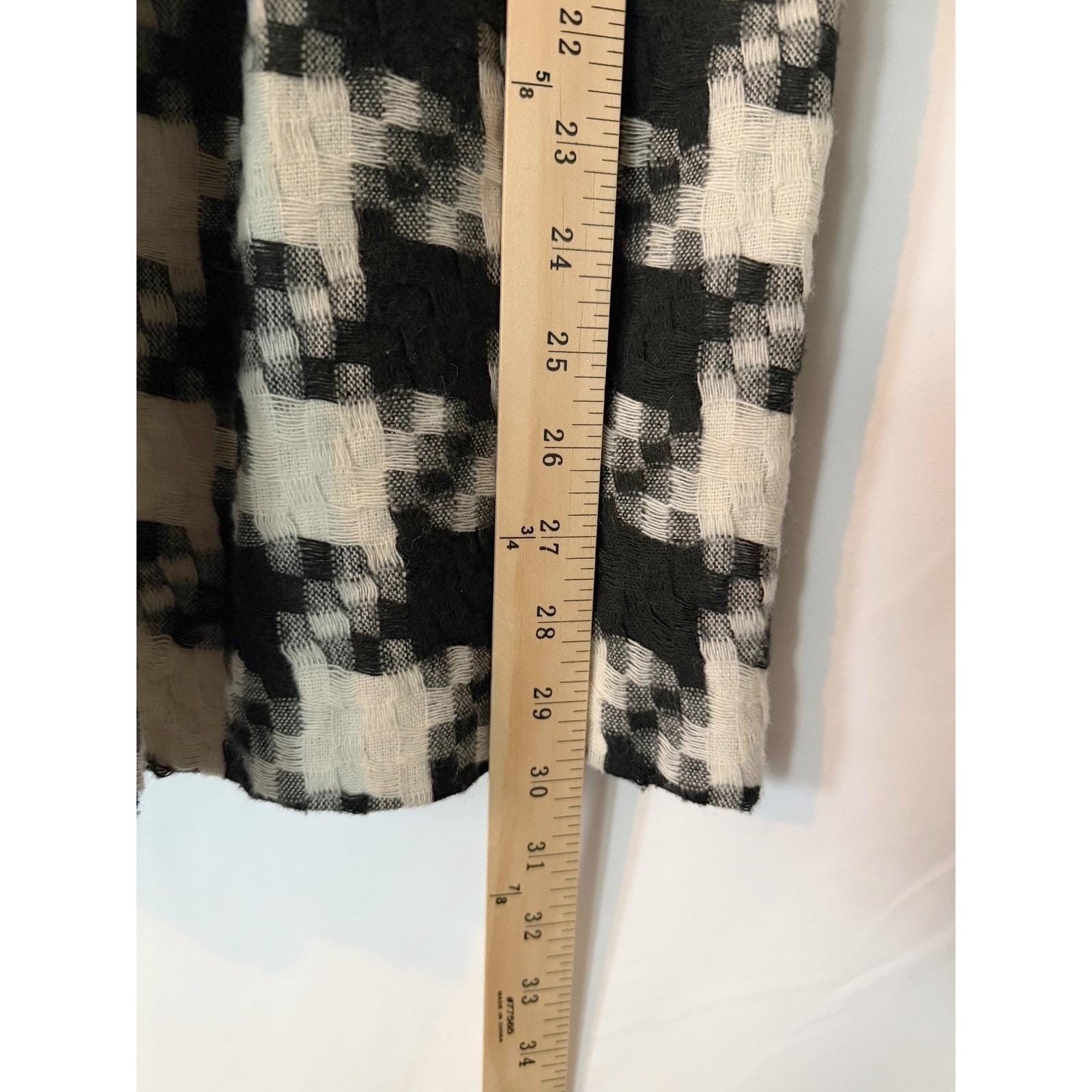 Vintage Norton & Company Houndstooth Midi Skirt w/ Pockets Women XS Office Siren