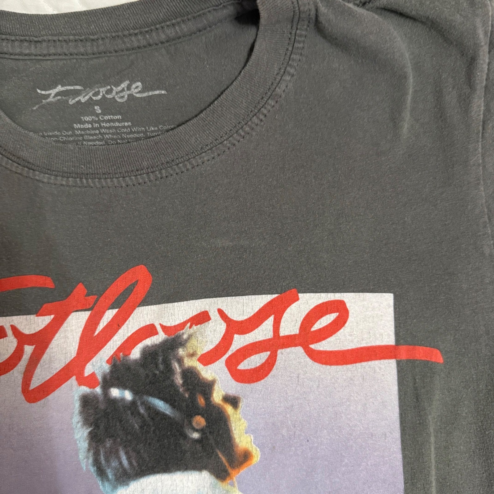 Footloose Graphic T-Shirt Unisex Small Charcoal Gray Good 80s Movie Retro Tee