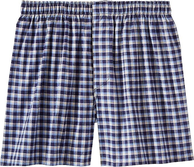 3, 6 Pack MEN’S Woven BOXER “Cotton & Tag Free” Size Up to 3XL
