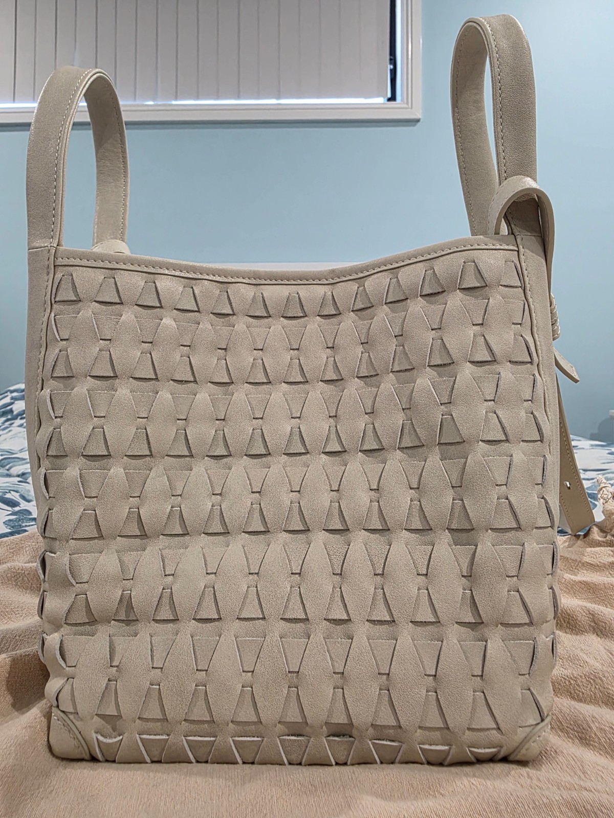 Songmont Lattice Bucket Bag
