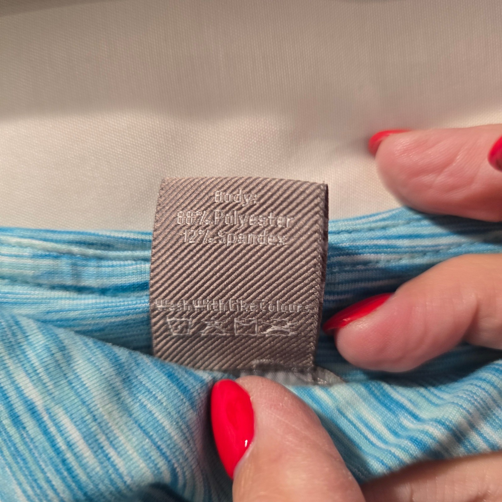 Freedom Trail Blue Heathered Wrap Skirt Athletic Skirt Size M