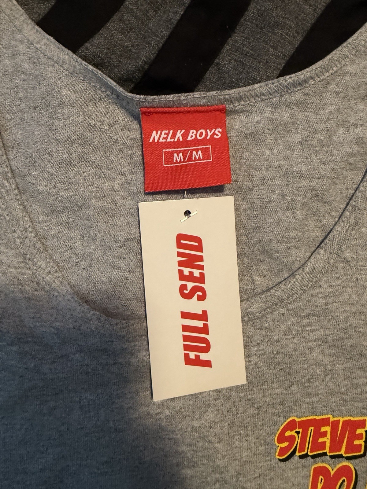 Vintage Nelk Boys; Steve Will Do It- Men’s Tank Top. Size: Adult Medium