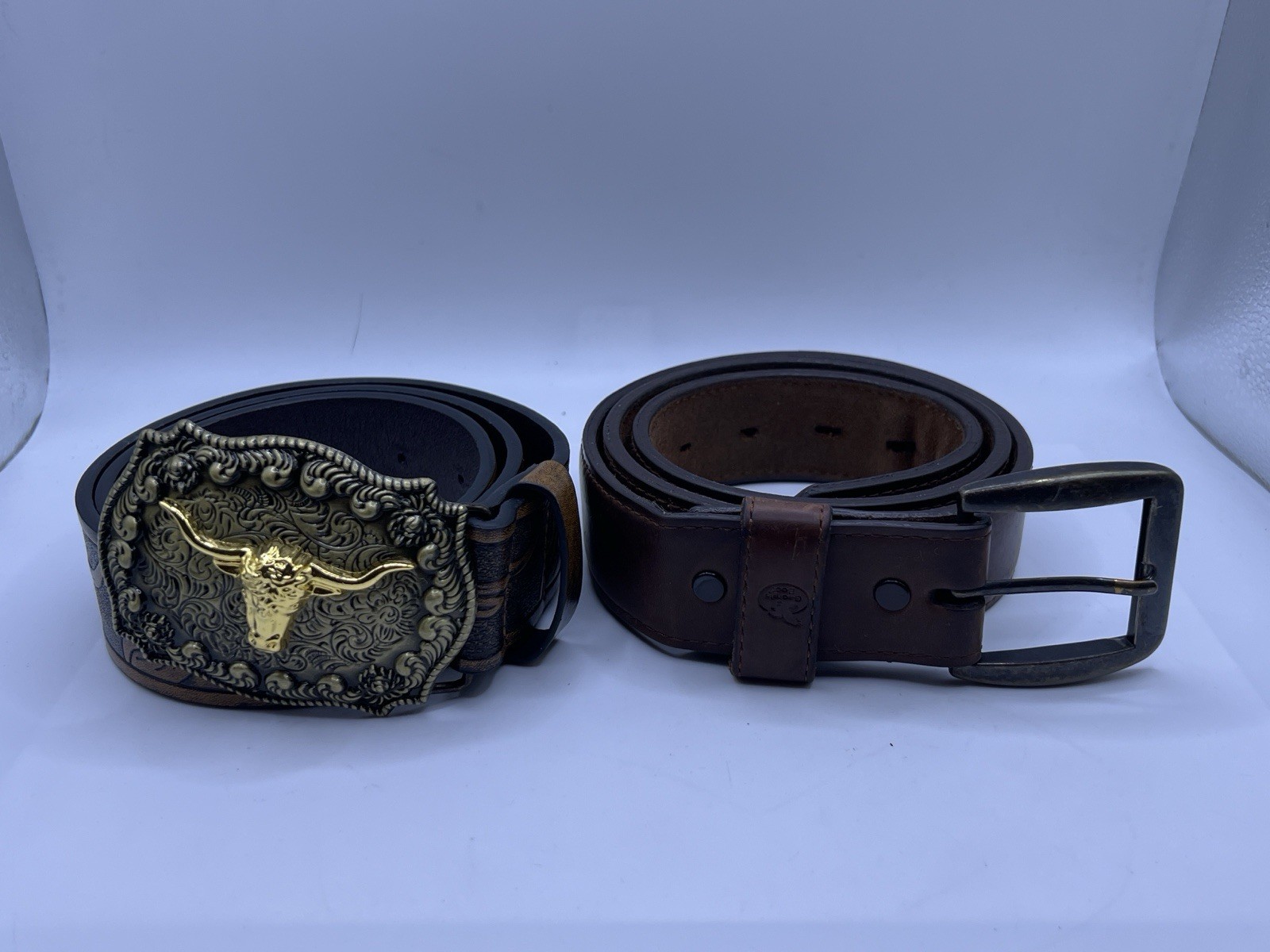 Assorted Bulk Lot 8 Various Style Belts Leather Carhartt
