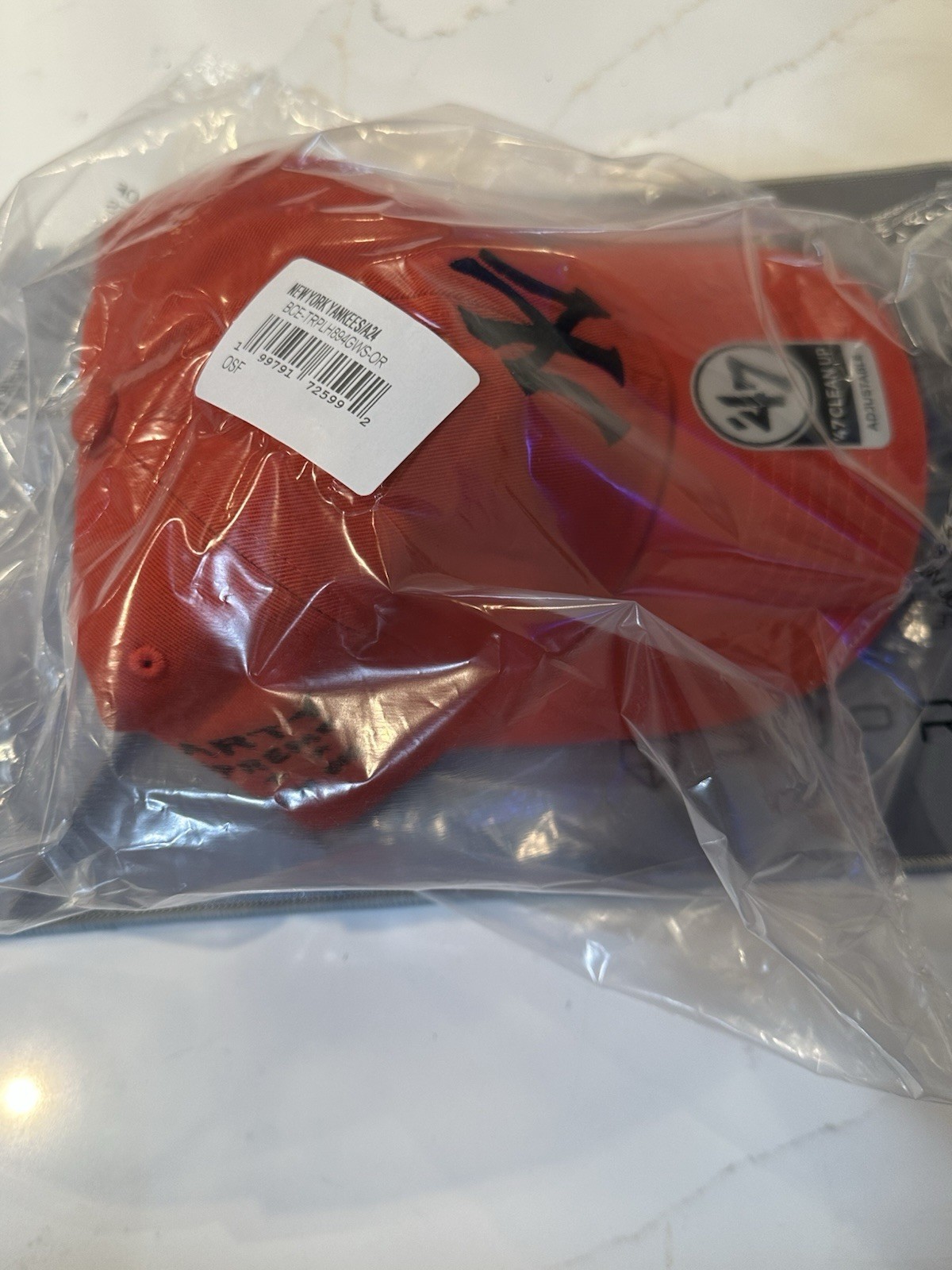 A24 Marty Supreme x ‘47 Yankees Embroidered Orange Hat Dream Big SEALED