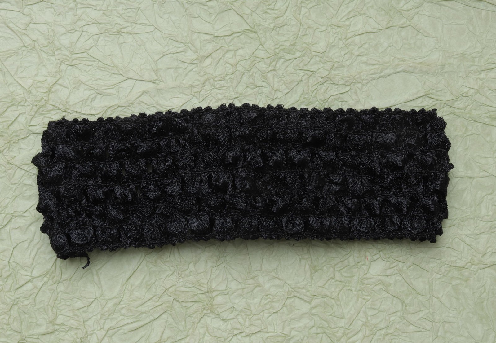 Ruwado 4 Pcs Crochet Headbands Multi Color Soft 4 Count (Pack of 1), Black