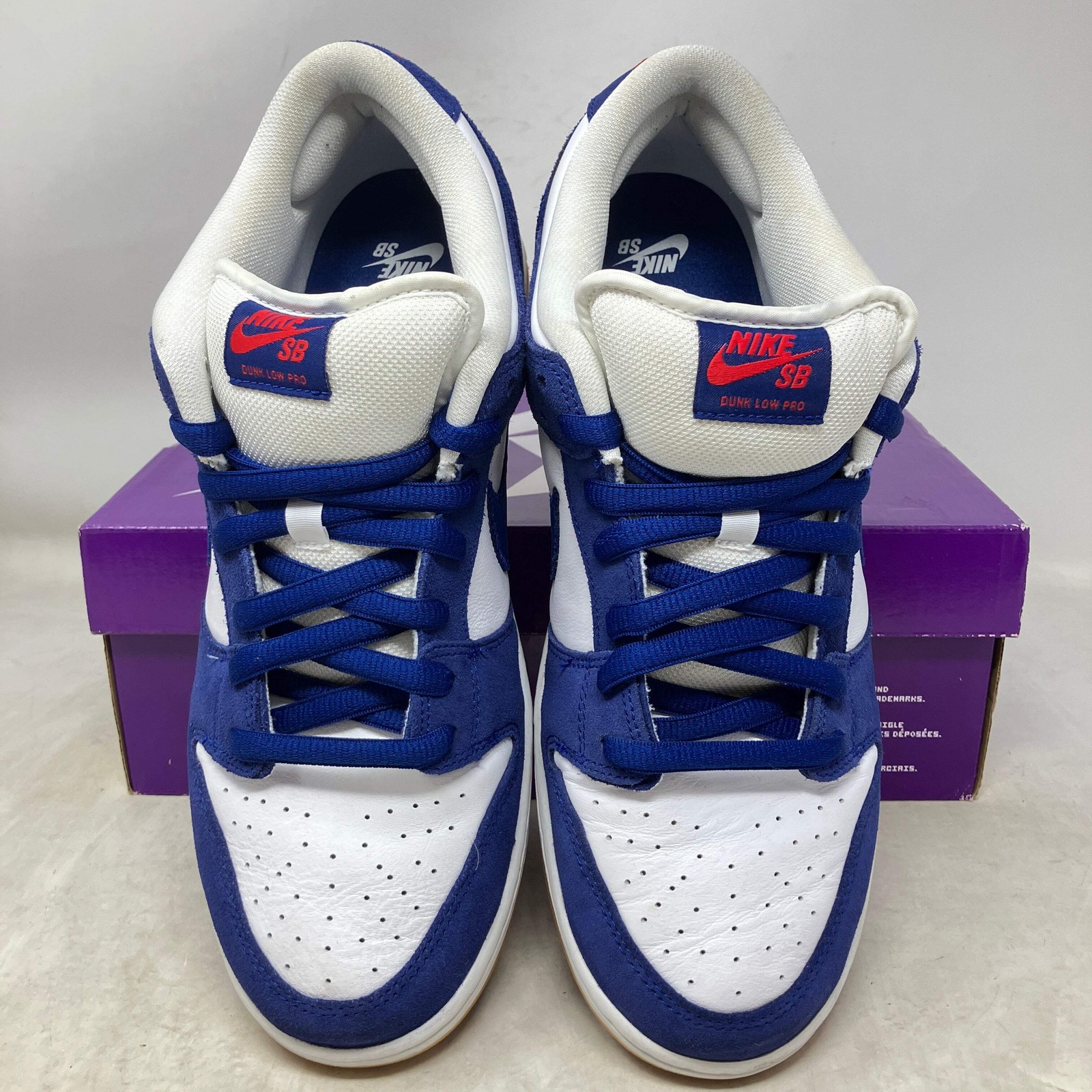 Size 11.5 Men Nike SB Dunk Low Los Angeles Dodgers Pre Owned DO9395-400