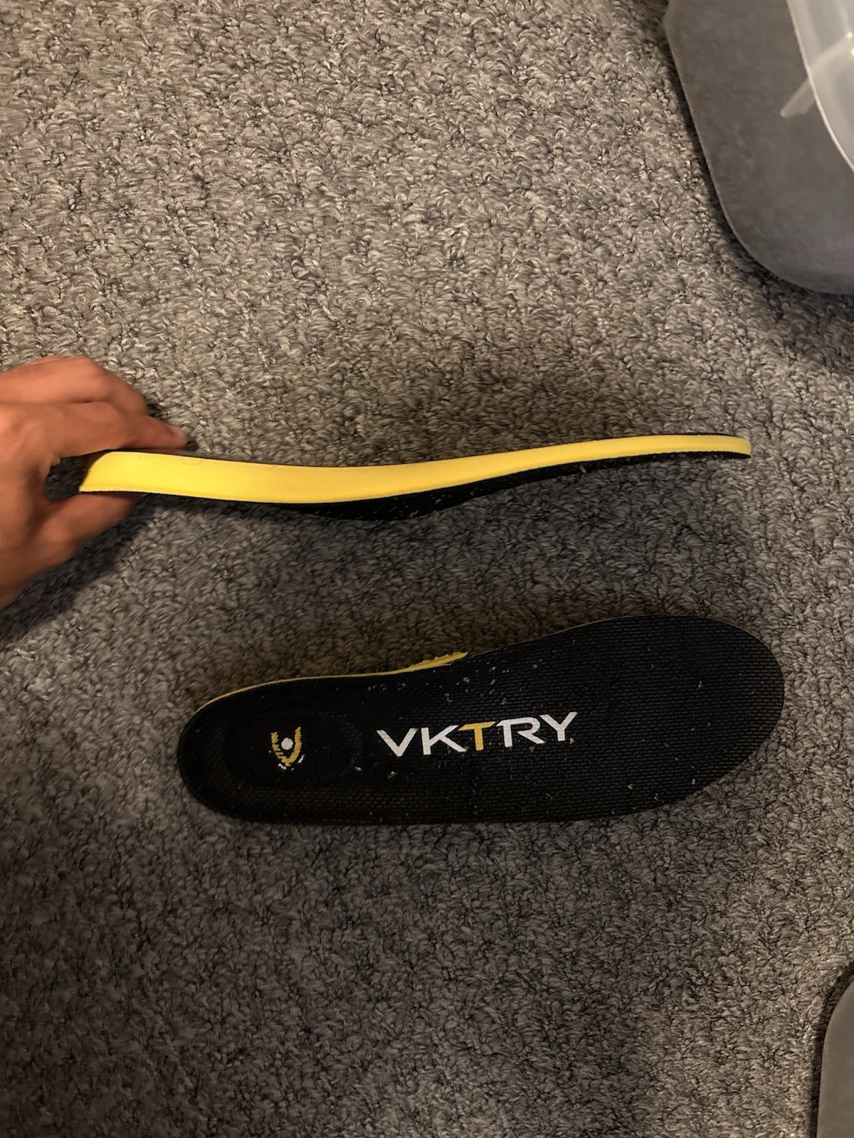 VKTRY VK Gold Carbon Fiber Insoles Men’s Size 11-11.5 1 Pair