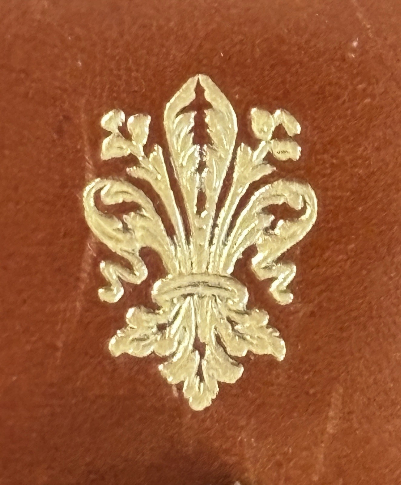 Vintage Florentine Leather Hand Tooled Tacco Coin And Jewelry Holder Pouch Brown
