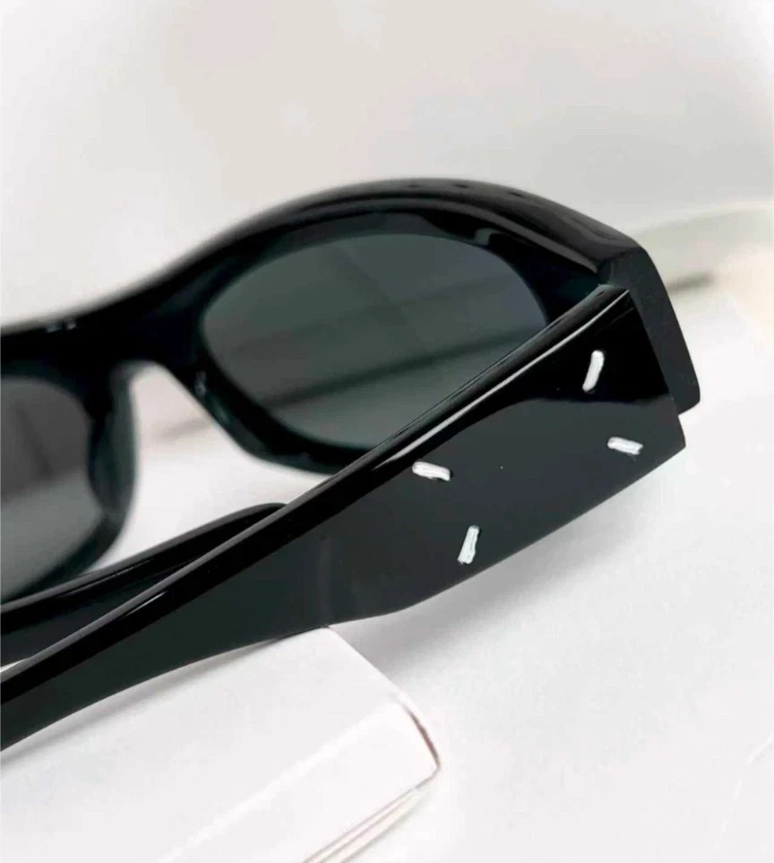 Gentle Monster Maison Margiela MM003 01 Sunglasses Black/Gray With Case New