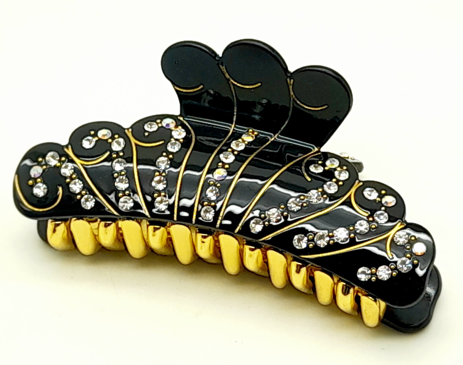 large size with rhinestone black Acrylic Claw Clip hair accessory Gift item