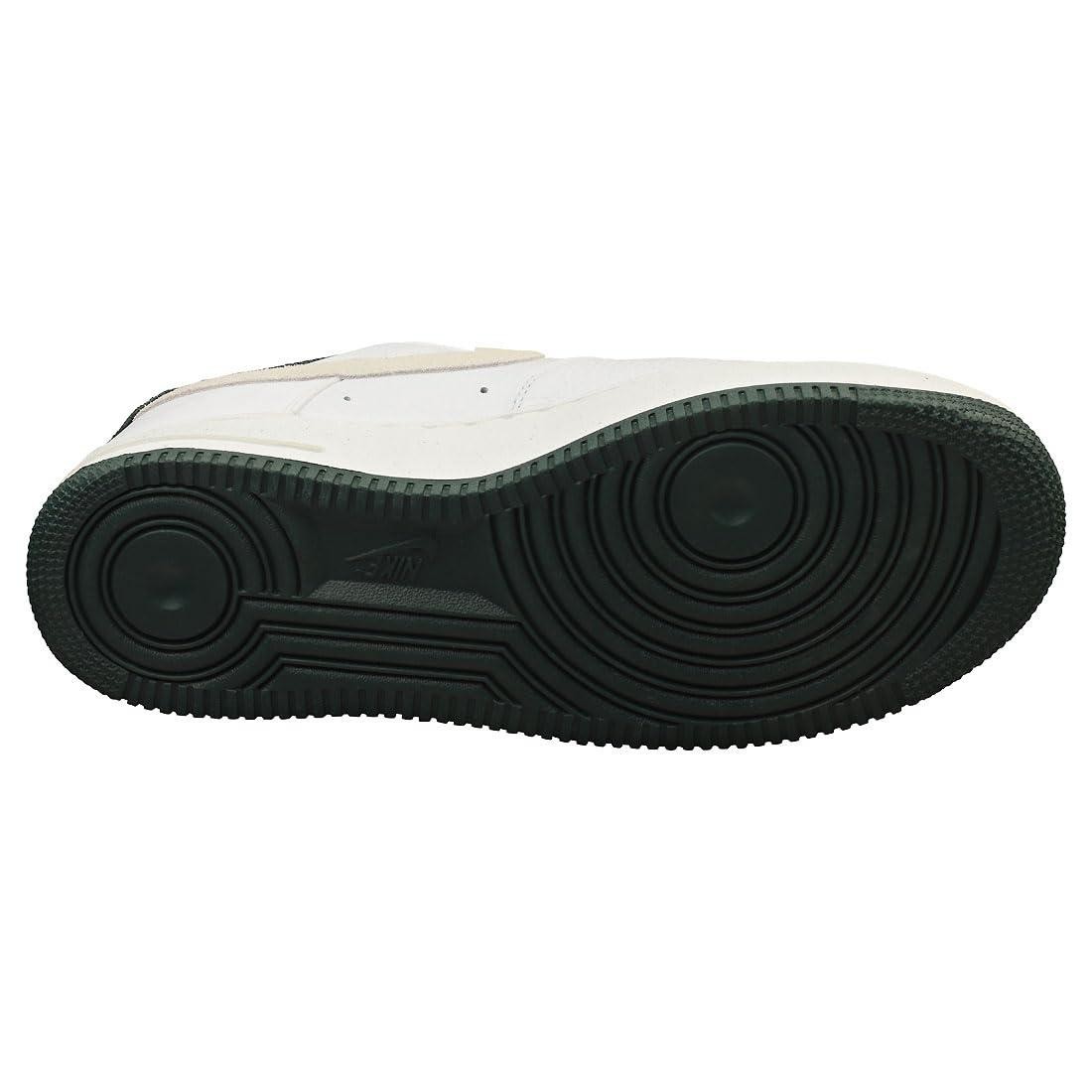 Nike Mens’ Air Force-1 ’07 LV8 Sneakers – White/Sea Glass/Vintage Green