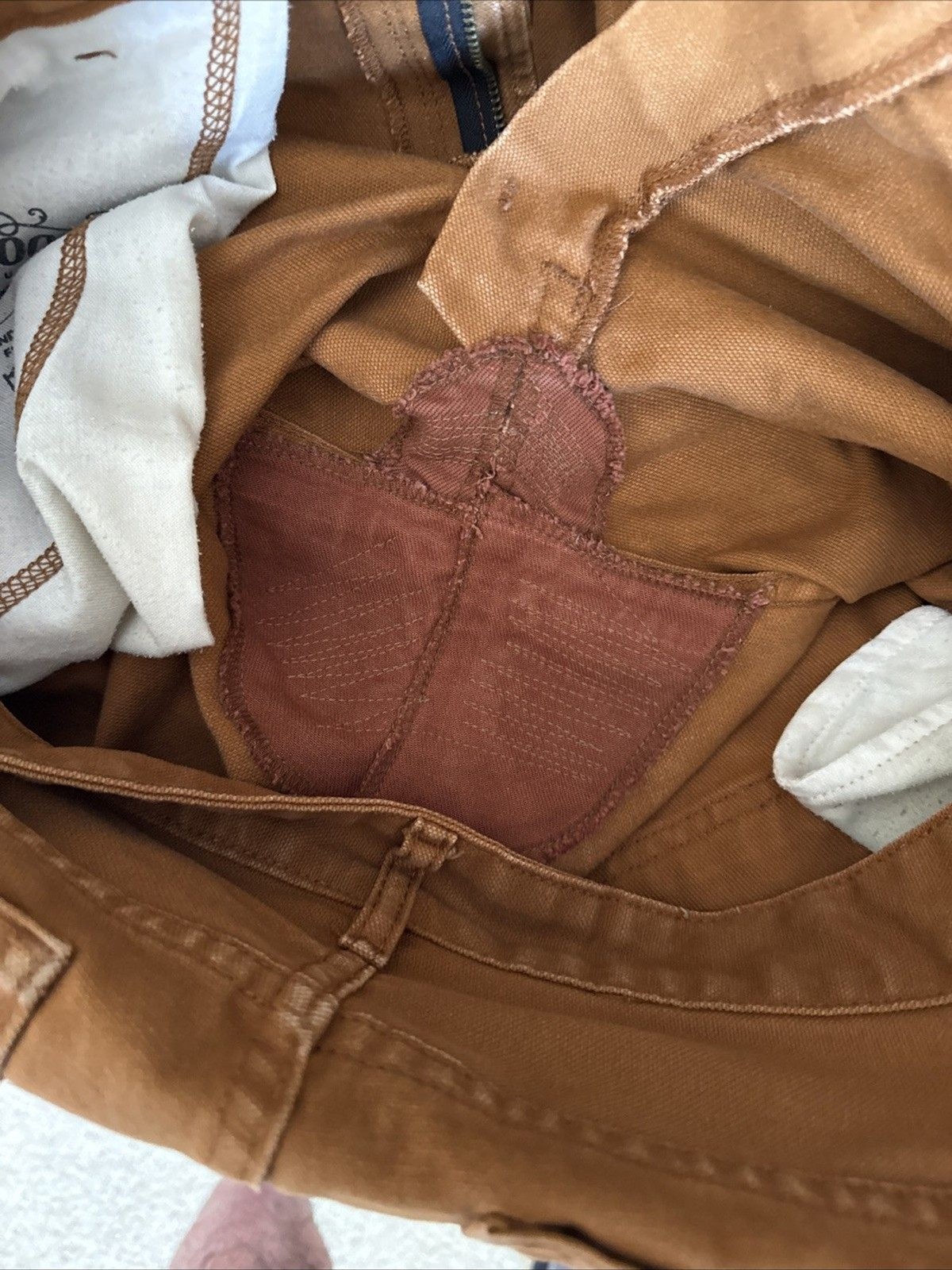Railcar Fine Goods Brown Trouser Pants Duck Workwear Canvas USA | Men’s 30Wx29L