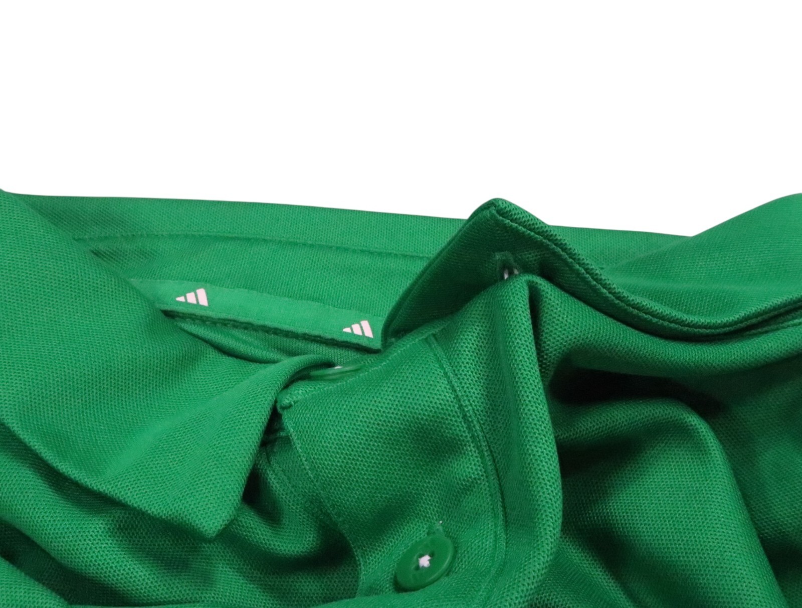 $95 ADIDAS Golf monogram embroidered recycle logo xxl ht6845 polo shirt emerald