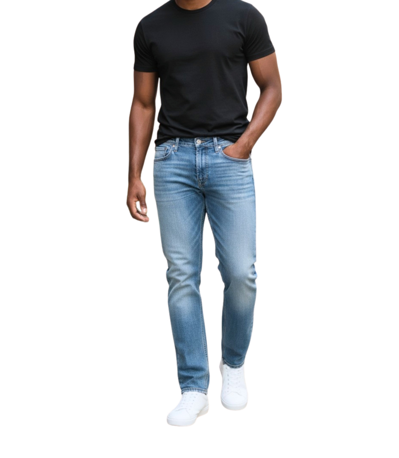 Levi’s 513 Men’s 33×34 Light Wash Slim Straight 5 Pocket Blue Jeans