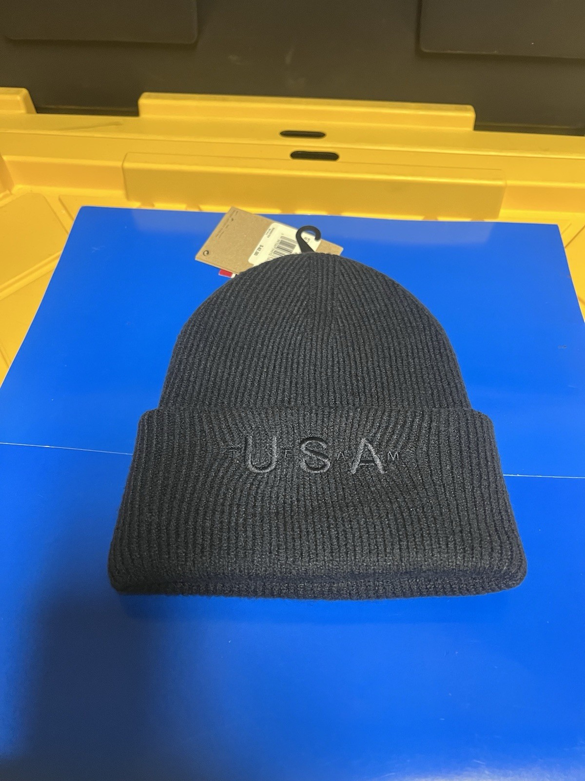 Nike Team USA Olympics Peak Beanie Knit Navy Blue Unisex One Size IB7476-469