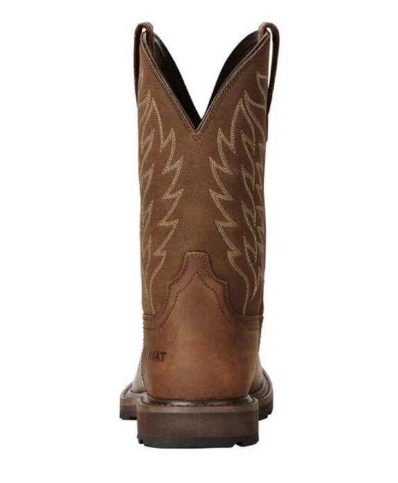 Ariat Men’s Groundbreaker Square Soft Toe Western Work Boot, Brien Sz 9 NIB