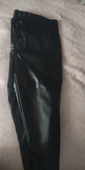 Men’s Tight Leather Pants 80s Punk Rock Skinny Motorcycle Gothic Biker Trouser👖